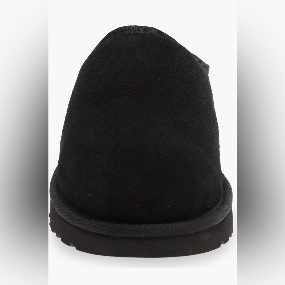 UGG Scuff Slippers Black Suede Sheepskin Men’s 8 - Picture 5 of 11